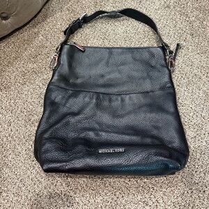 Michael Kors Black Leather Shoulder Bag